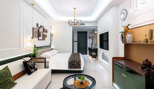 Exclusive-Einzelzimmer, Balkon, Stadtblick