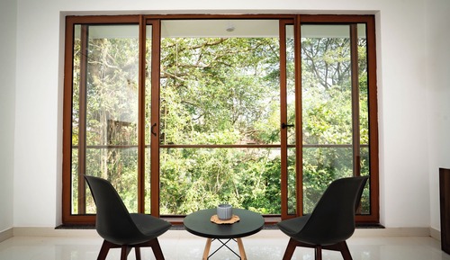 Premium-Apartment, Balkon, Gartenblick