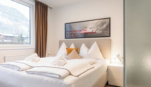 Apartment, 1 Doppelbett und Schlafsofa, Küche, Talblick