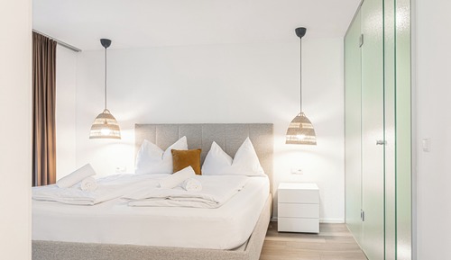 Apartment, 1 Doppelbett und Schlafsofa, Balkon, Bergblick