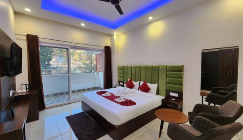 Premium-Zimmer, Balkon, Bergblick
