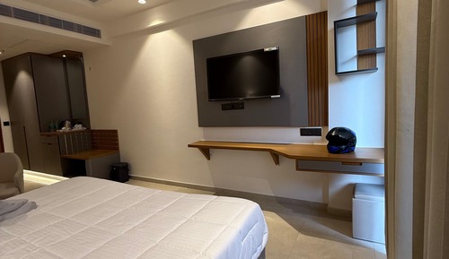 Deluxe-Doppelzimmer, Balkon, Stadtblick