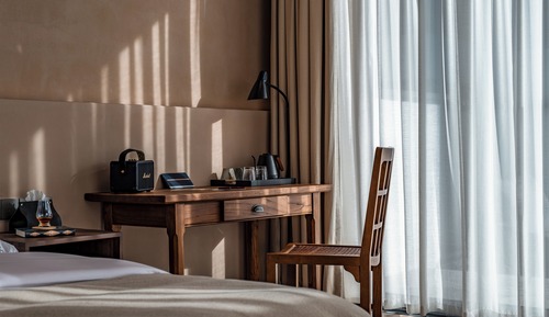 Classic-Doppelzimmer, Blick auf den Innenhof