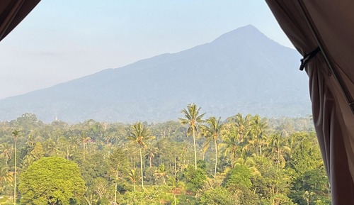 Luxury-Zelt, Bergblick