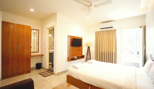 Deluxe-Doppelzimmer, Balkon, Stadtblick