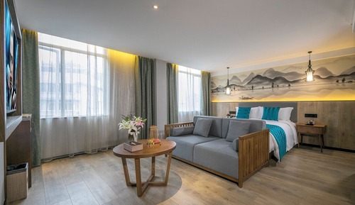 Design-Doppelzimmer, Stadtblick