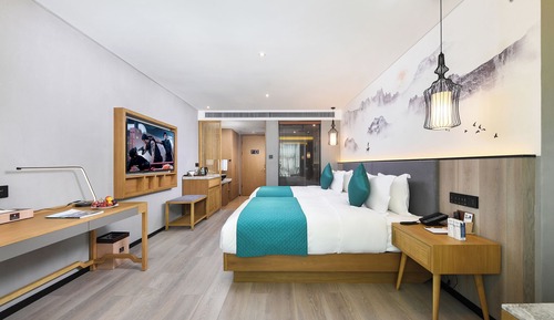 Deluxe-Zweibettzimmer, Stadtblick