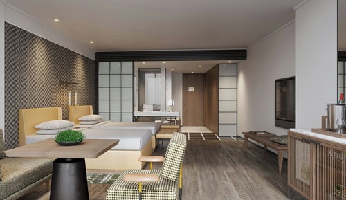 Executive-Zimmer, 2 Doppelbetten