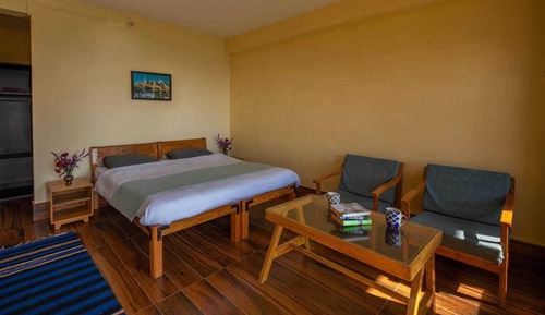 Comfort-Doppelzimmer, Balkon, Bergblick