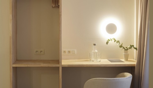 Superior-Doppelzimmer, Blick auf den Innenhof