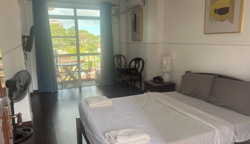 Basic-Doppelzimmer, Balkon, Bergblick