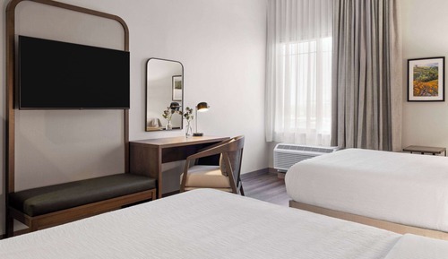 Zimmer, 2 Queen-Betten, barrierearm (Hearing Accesible, Roll-In Shower)