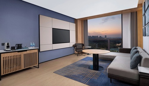 Premier-Suite, 1 Schlafzimmer, Flussblick