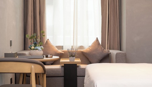 Luxury-Zweibettzimmer, Gartenblick