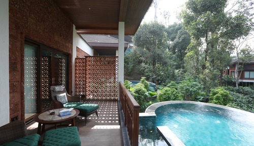 Luxury-Maisonette, Balkon