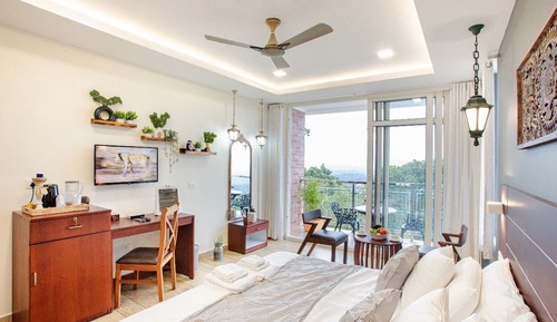 Luxury-Doppelzimmer, Balkon, Talblick