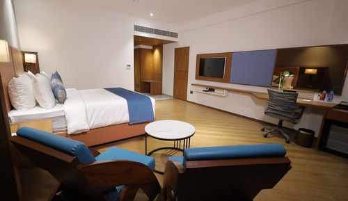 Studio, 1 King-Bett, Whirlpool