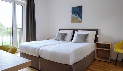 Classic-Doppel- oder -Zweibettzimmer, Flussblick