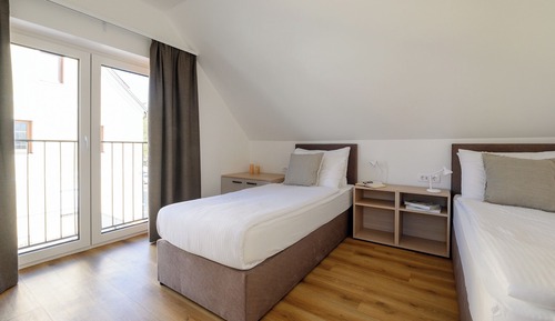 Familien-Doppel- oder -Zweibettzimmer, Flussblick