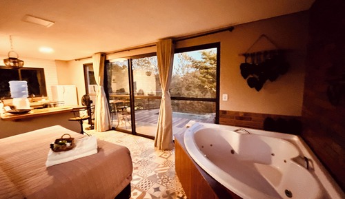 Deluxe-Loft, Veranda, Gartenblick