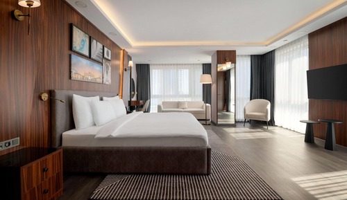 Junior-Suite, 1 Doppelbett und Schlafsofa, Meerblick