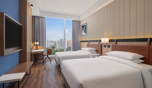 Premium-Zimmer, 2 Einzelbetten, Nichtraucher, Stadtblick (Balcony)
