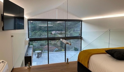 Familienapartment, Balkon, Bergblick