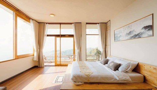 Familienzimmer, Veranda, Bergblick