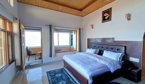 Premium-Doppelzimmer, Terrasse, Bergblick