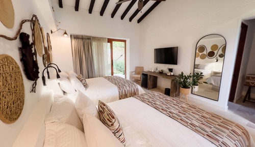 Vierbettzimmer, 2 Doppelbetten