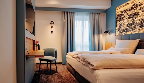 Comfort-Doppelzimmer, Stadtblick