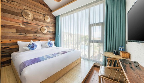 Basic-Doppelzimmer, eingeschränkter Meerblick
