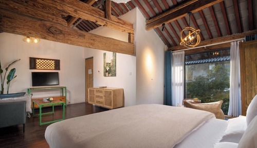 Economy-Doppelzimmer, Gartenblick
