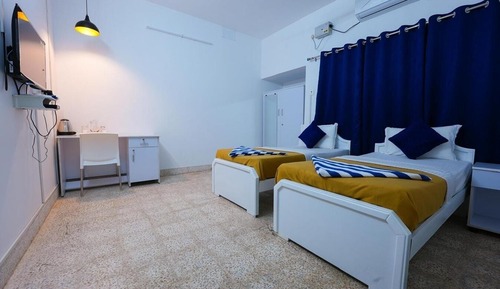 Deluxe-Zweibettzimmer, 1 Schlafzimmer, Nichtraucher, Stadtblick