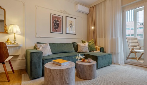 Comfort-Apartment, 1 Queen-Bett und Schlafsofa, Nichtraucher, Balkon