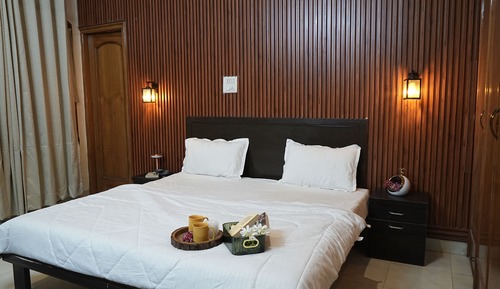 Superior-Doppel- oder -Zweibettzimmer, Gartenblick