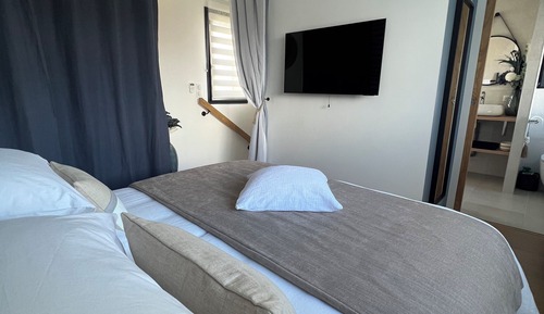 Premium-Maisonette, Whirlpool, Poolblick