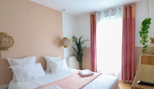 Deluxe-Apartment, Gartenblick