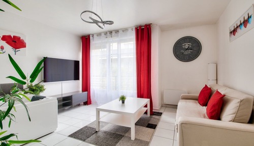 Deluxe-Apartment, Gartenblick