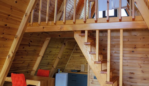 Comfort-Bungalow, Gartenblick