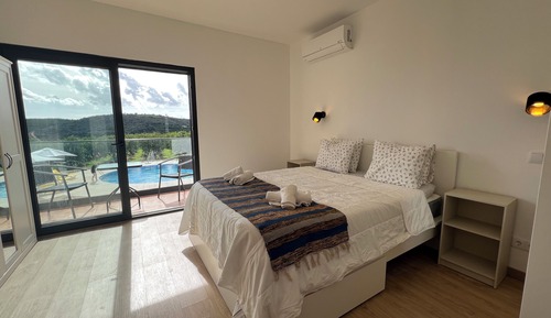 Familienapartment, Terrasse, Gartenblick