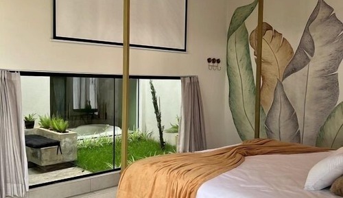 Deluxe-Chalet, Gartenblick