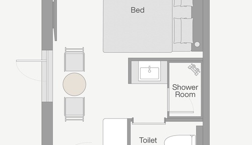 Comfort-Doppelzimmer, Stadtblick