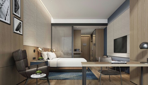 Standardzimmer, 1 King-Bett, Stadtblick