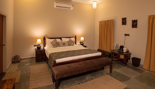 Luxury-Zimmer, Blick auf den Innenhof