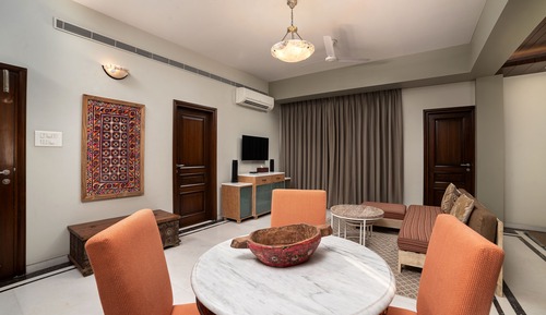 Luxury-Suite, Balkon, Gartenblick