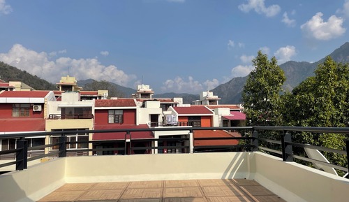Classic-Zimmer, Terrasse, Bergblick