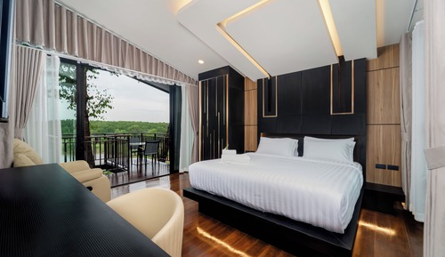 Deluxe-Suite, Balkon, Seeblick