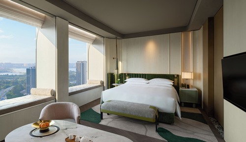 Fairmont, Deluxe-Zimmer, 1 King-Bett, Buchtblick