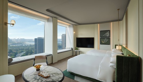 Fairmont, Deluxe-Zweibettzimmer, 2 Einzelbetten, Buchtblick